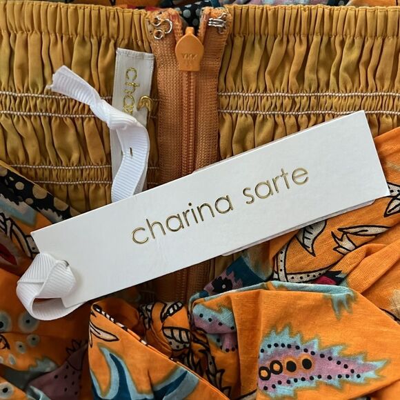 Charina Sarte Talaia Ribbon Strapless Jumpsuit, NWT, Size L - Picture 13 of 16